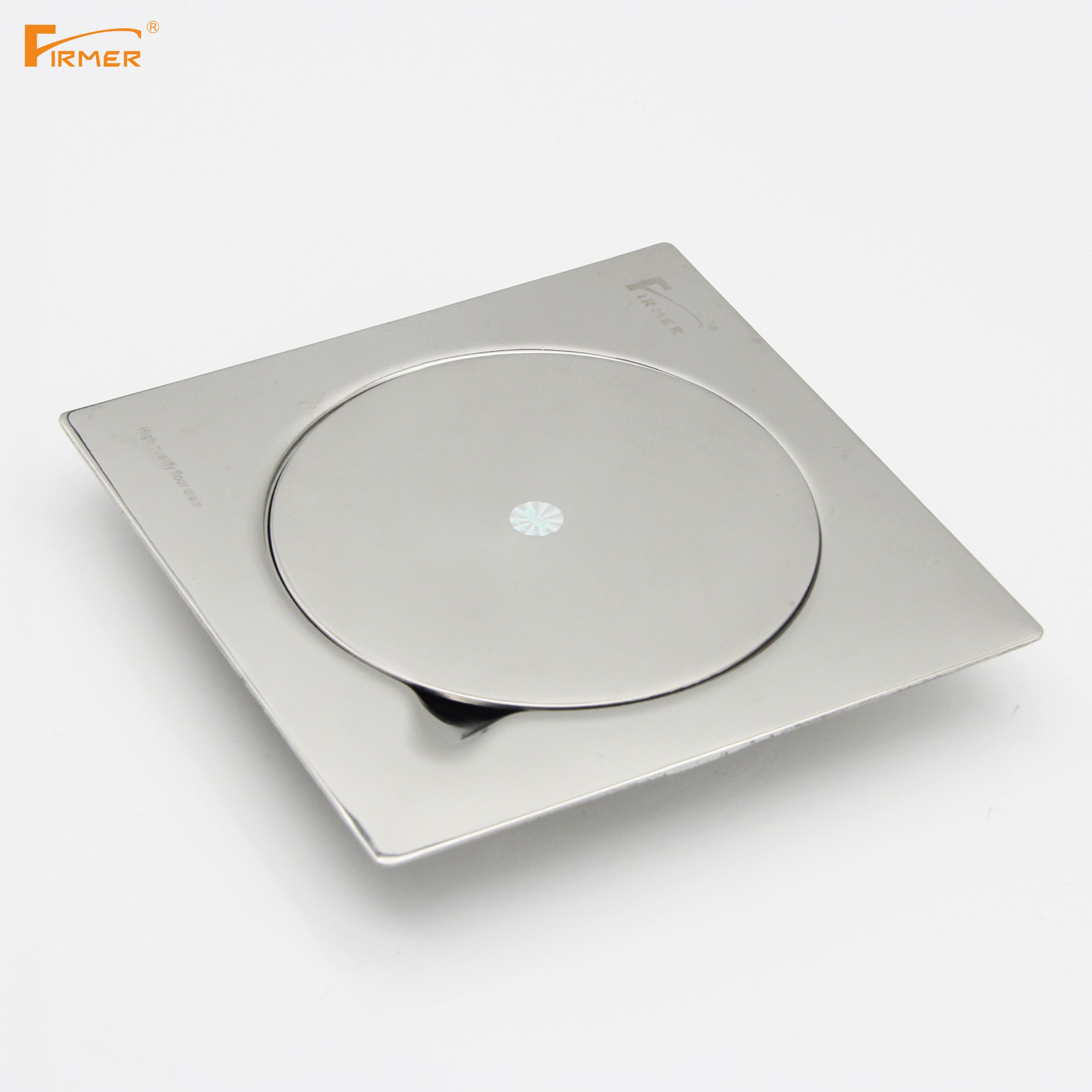 FIRMER stainless steel three-piece floor drain double-sided polished bathroom sink Specification drawing