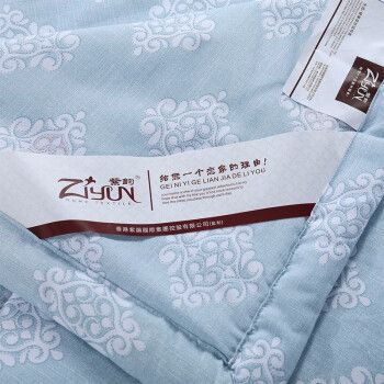 素格 紫韵-竹纤维抗菌防螨被 竹纤维抗菌防螨被 200*230cm白底实物图