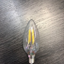 LED灯水晶灯可用 新款高亮E14 4W 钨丝灯尖泡
