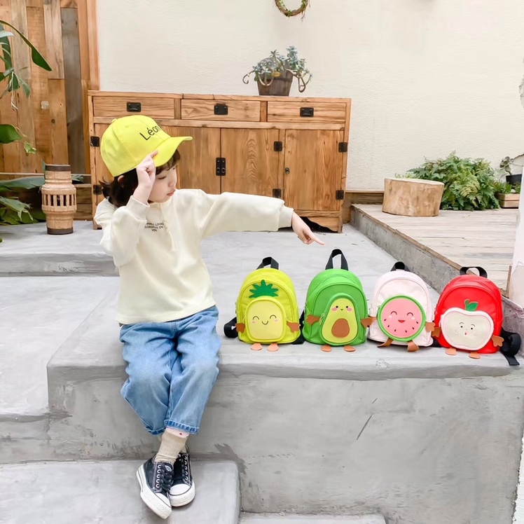 Fun fruit backpack for kids