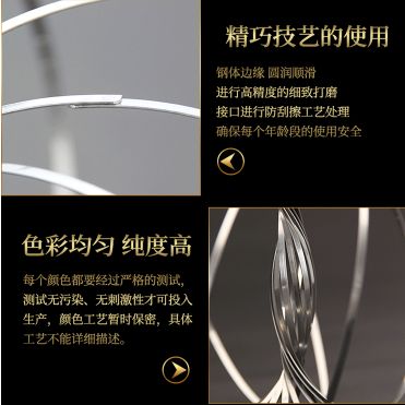 流体手环304不锈钢 3D魔术手环道具铁圈 抗减压抖音玩具小礼物详情图2