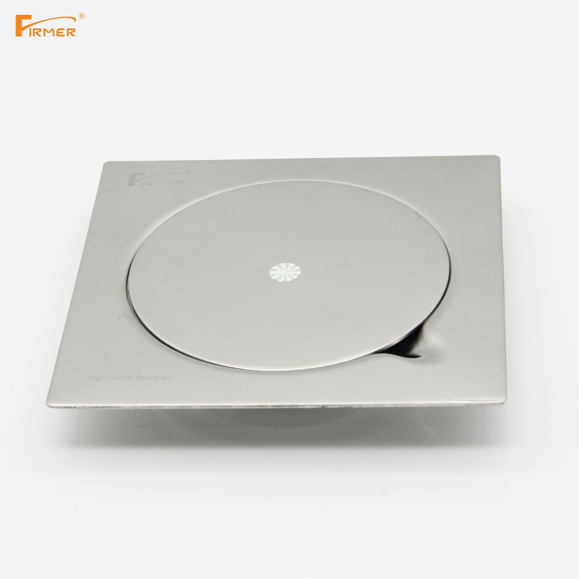 FIRMER stainless steel three-piece floor drain double-sided polished bathroom sink thumbnail