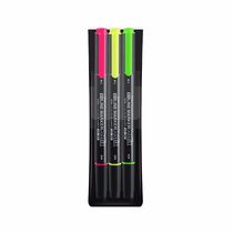 KOKUYO PM-L202-3S Dual End Highlighter Set (three colors)
