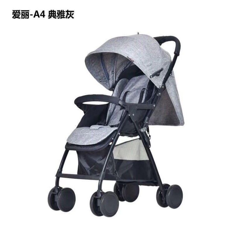 婴儿车一键收车可折叠伞推车可坐可躺童车