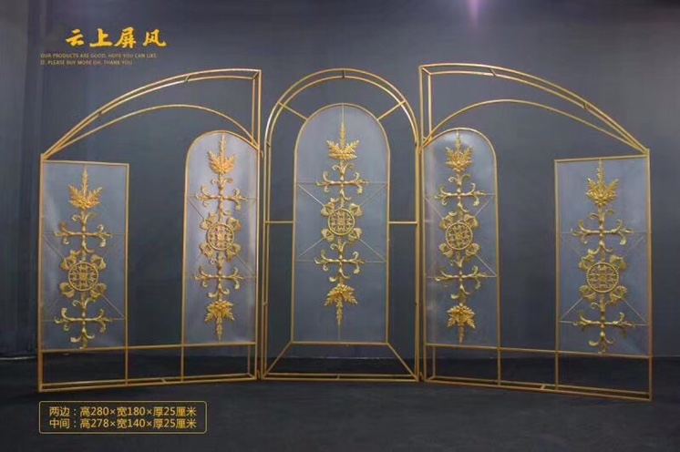 New Love River background wedding props, wedding supplies, aerial pendants, ceiling decorations, crystal hotel ceiling decorative screens details Picture