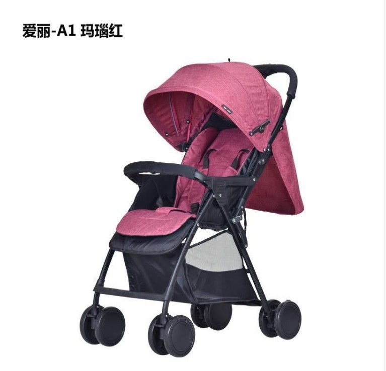 婴儿车一键收车可折叠伞推车可坐可躺童车详情图8