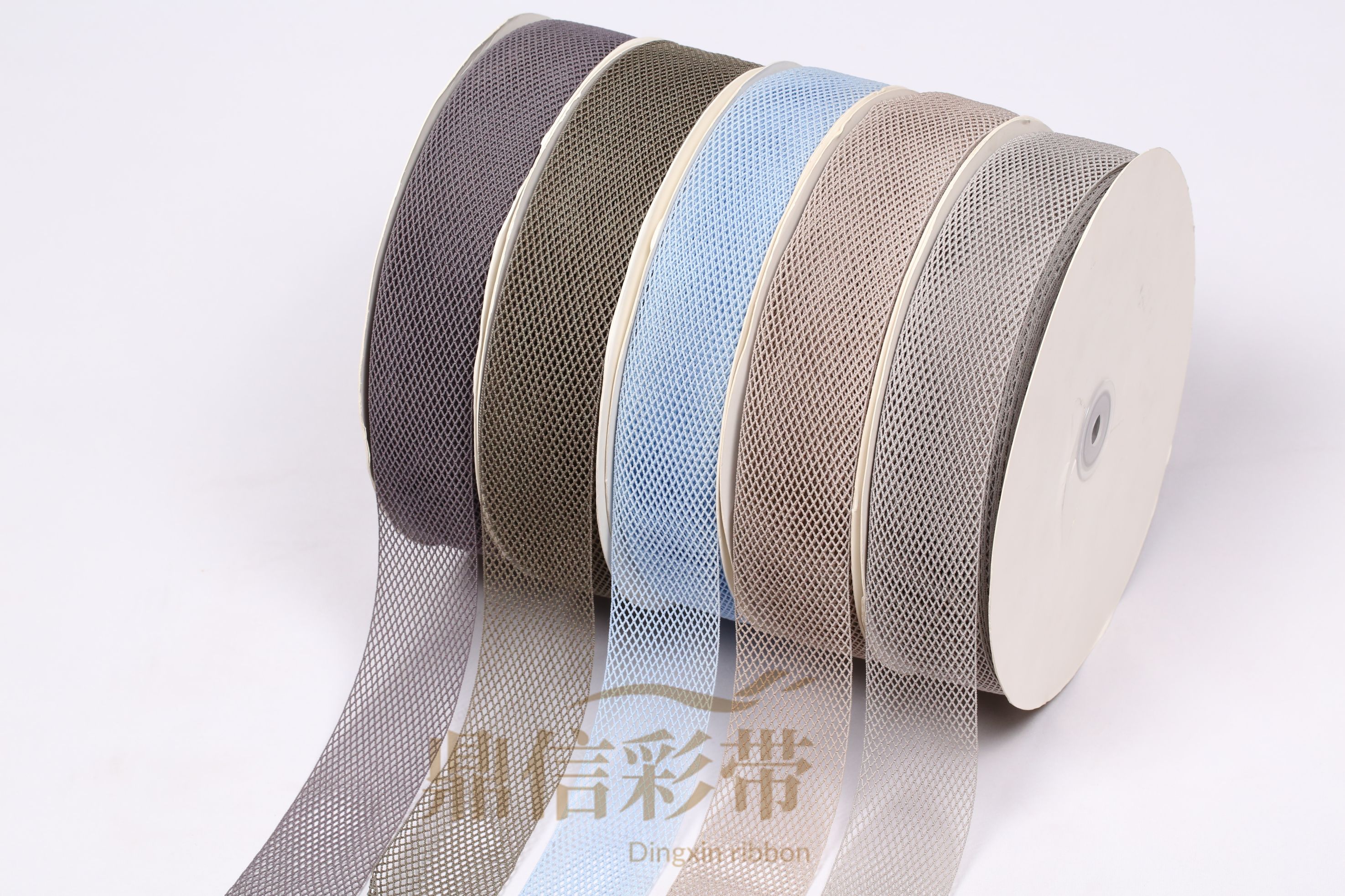 Dingxin elastic diamond mesh belt, bow, handmade DIY ribbon clothing accessories, packaging accessories