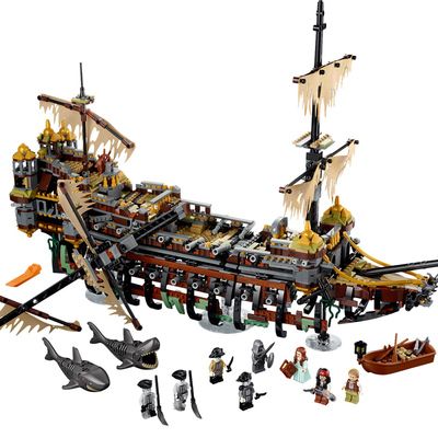 Pirates of the Caribbean ship Mary model building blocks for children and adults assembled toy building blocks Item Picture