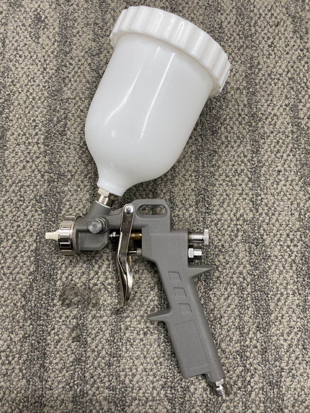 S990塑料壶喷枪油壶喷漆工具家W827气动喷漆枪铝制家具墙面喷涂