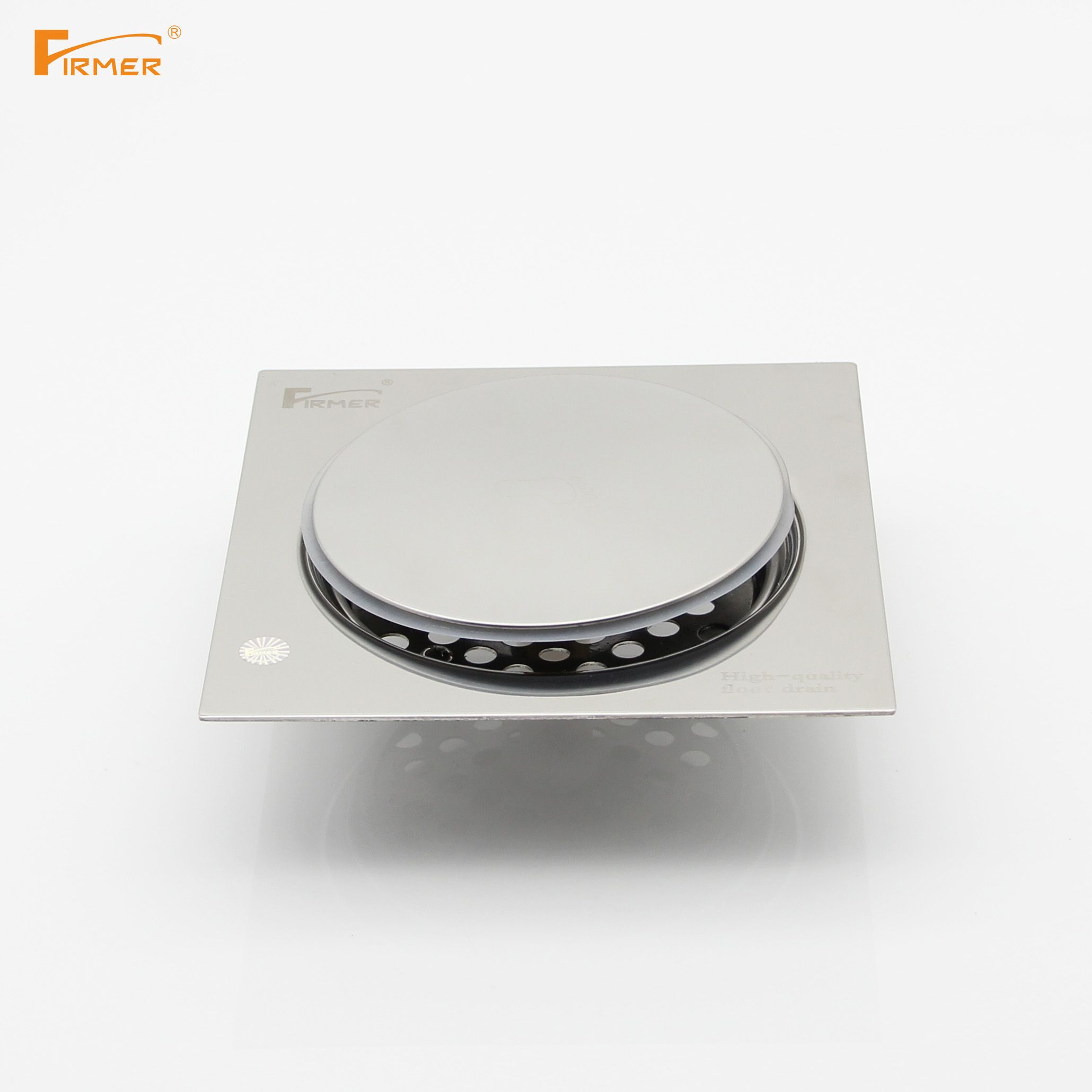 Firmer Yln7313-15 Stainless Steel Bouncing Floor Drain Press-Type Bathroom And Kitchen Floor Drain