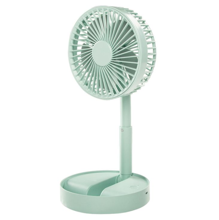 New mini charging ground folding fan portable USB small fan outside the home office telescopic fan Application Scenario
