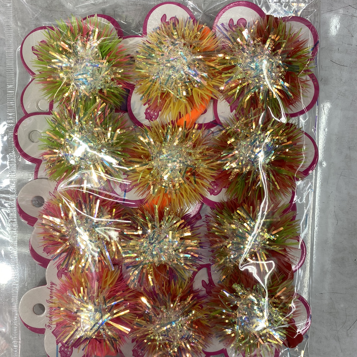 Grass flowers ten silver silk