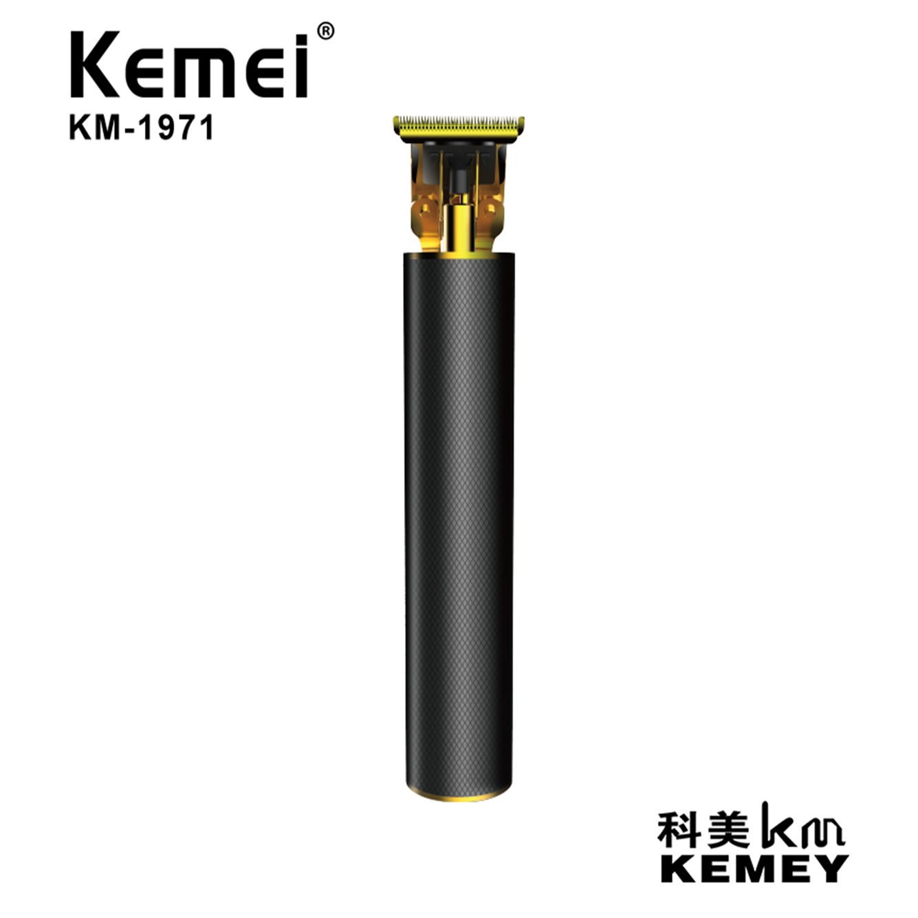 Yiwu Selection Kme black hair clippers /KM-1971 black /19262 full figure