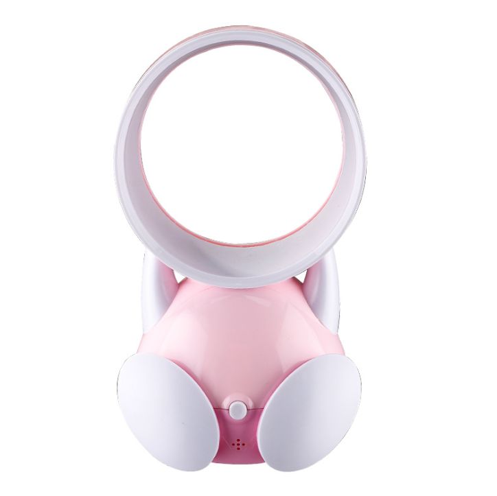 USB Mini fan Bladeless small fan Mute Desktop office fan Cartoon cute gift fan details Picture