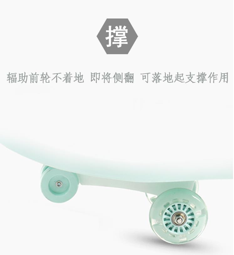 新款扭扭车PU轮静音闪光轮儿童童车详情图6