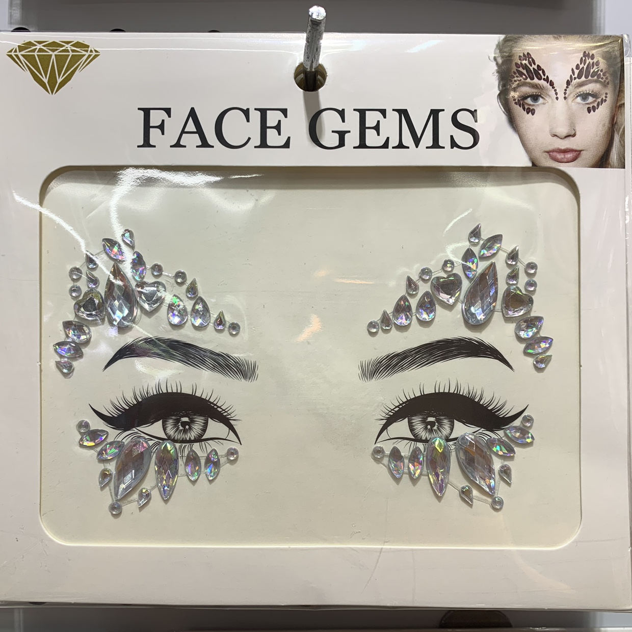 钻石脸贴 脸部钻石贴纸 亚克力贴纸 脸部装饰贴纸
脸贴 贴纸 钻石贴纸 节日脸贴 party钻石脸贴 眉心钻亚克力脸贴产品图