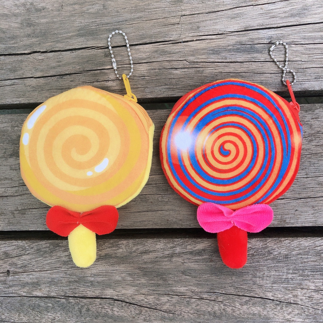Plush toy purse purse Lollipop purse purse printed purse hot transfer printed change purse Application Scenario