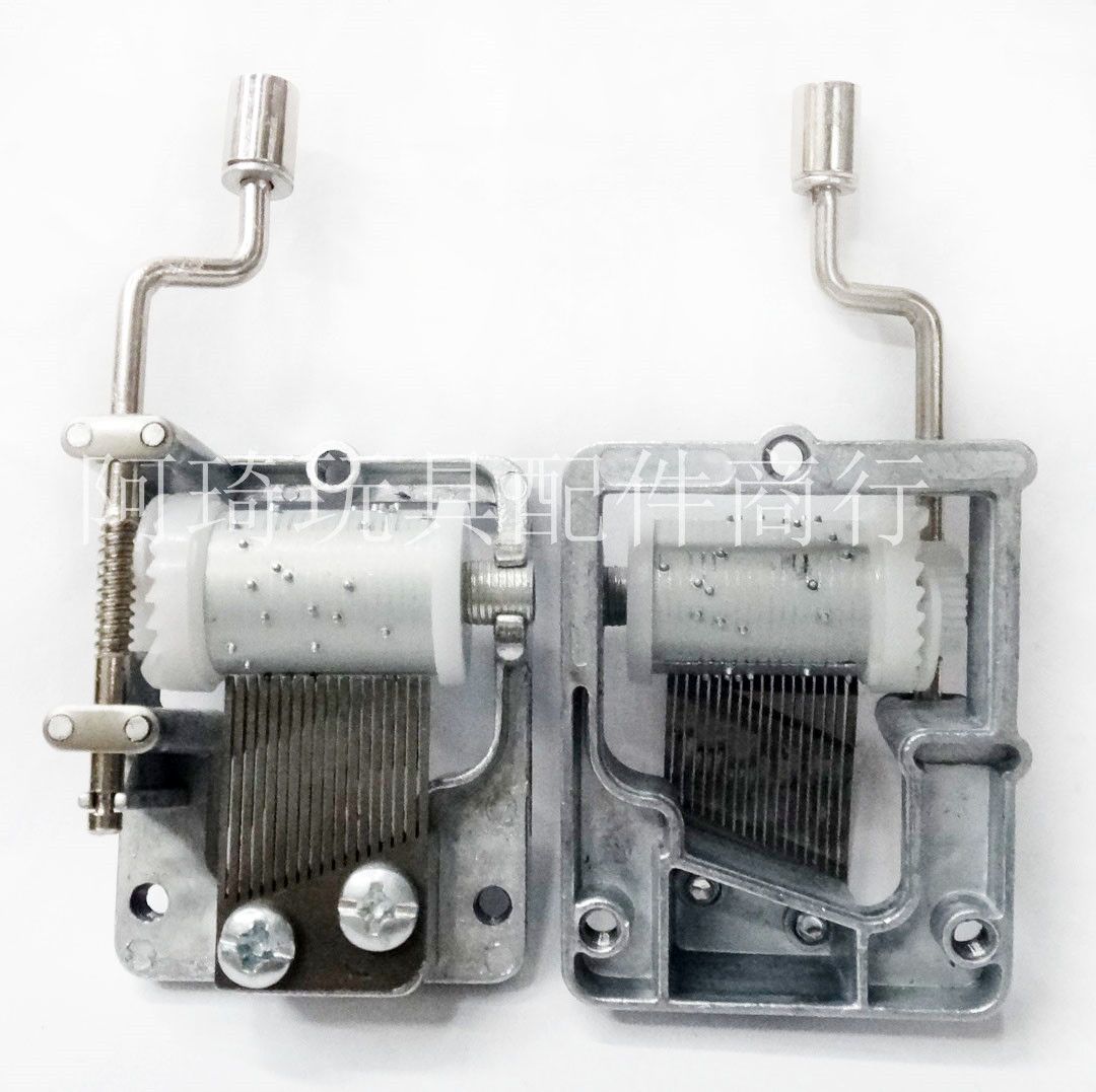 供应玩具配件手摇八音机芯八音盒音乐机芯多款音乐