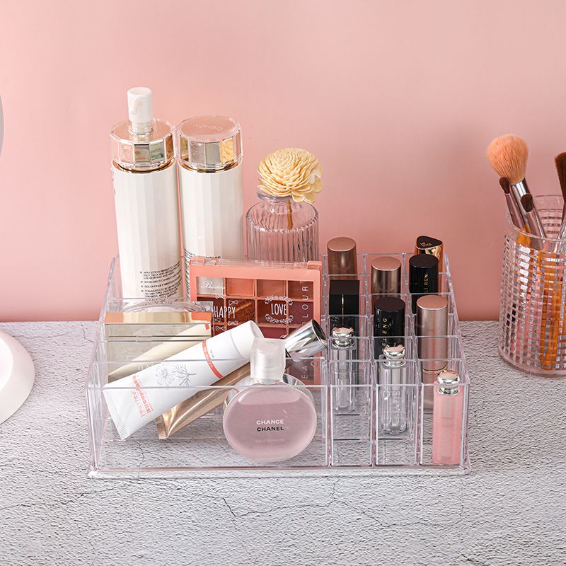 Powder compacts, eyeshadow storage box, lipstick storage box, cosmetics storage box, women's cushion eyeshadow palette, blush rack, drawer division detail image 1