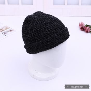 Warm wool hat for men in winter details Picture