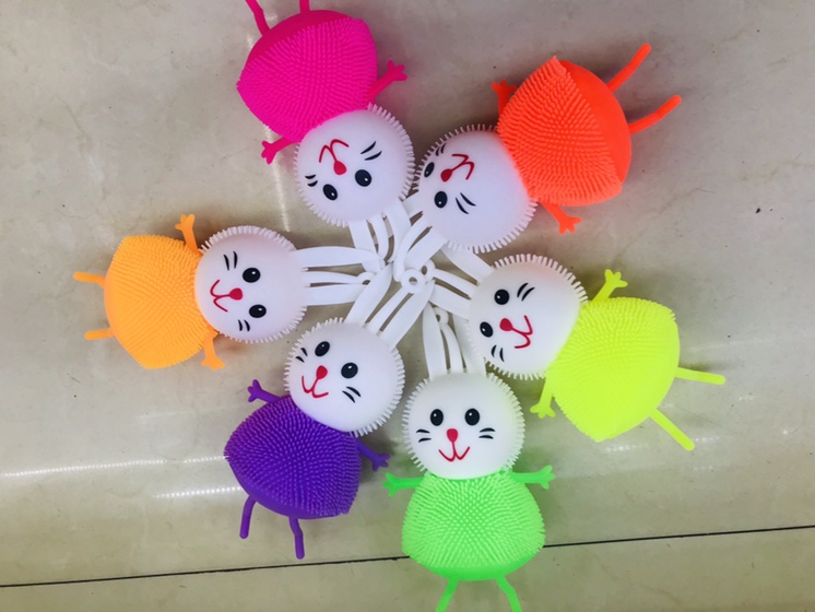 义乌好货 毛毛球兔八哥厂家直销新款义乌好货力推婴幼儿玩具