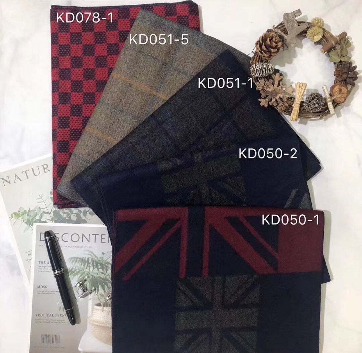 Cotton Men's Scarf ○ 873 undefined