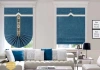 New high-end Roman blinds! The styles are novel and diverse! The colors and styles can be freely combined! Customization based on samples is also available! Curtains for the living room, study, hotel and coffee bar undefined