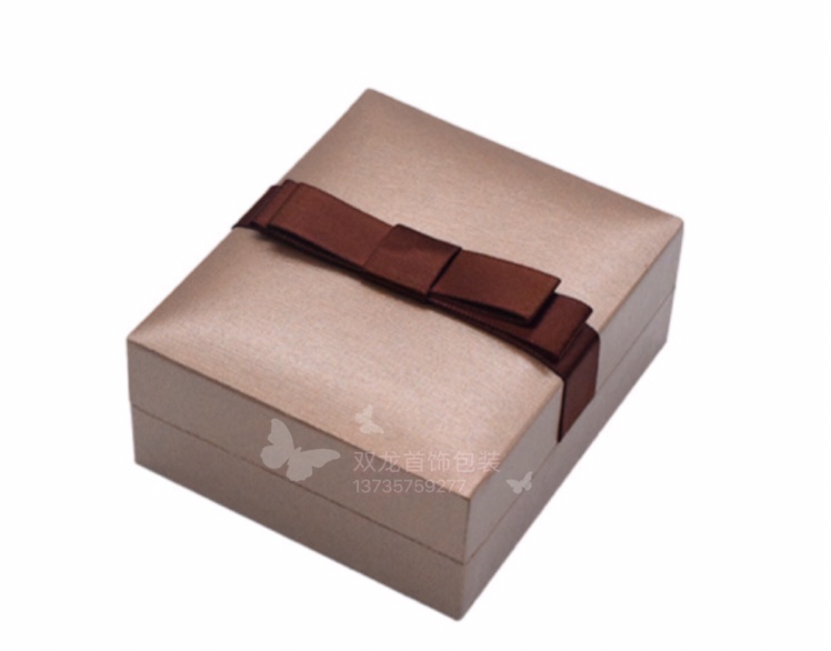 充皮纸特种纸蝴蝶结戒指盒吊坠盒手镯项链盒 首饰盒礼品盒珠宝盒展示道具.