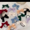 A bag of 20 hand-tied bow leather band hair ties and fresh hair accessories undefined
