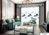 New factory direct sales available for retail and wholesale of card digital best-selling landscape painting curtains undefined