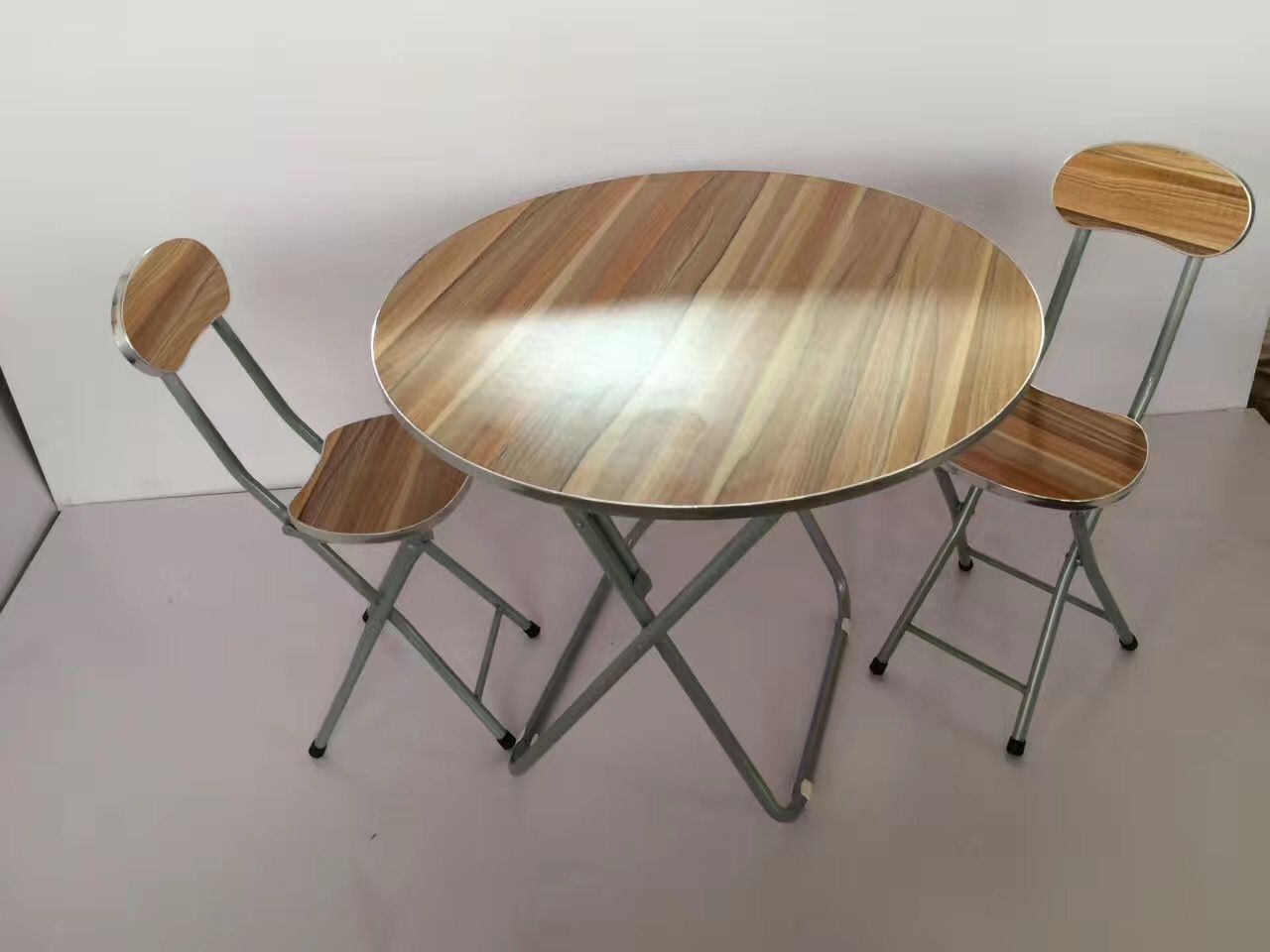Folding table household simple dining table small rental room folding table round table simple dining table small table