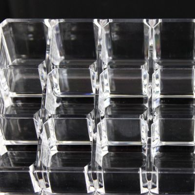 Thickened 18-compartment cosmetics display stand, storage box, mascara storage stand, nail polish stand, lipstick stand, factory direct sales details Picture
