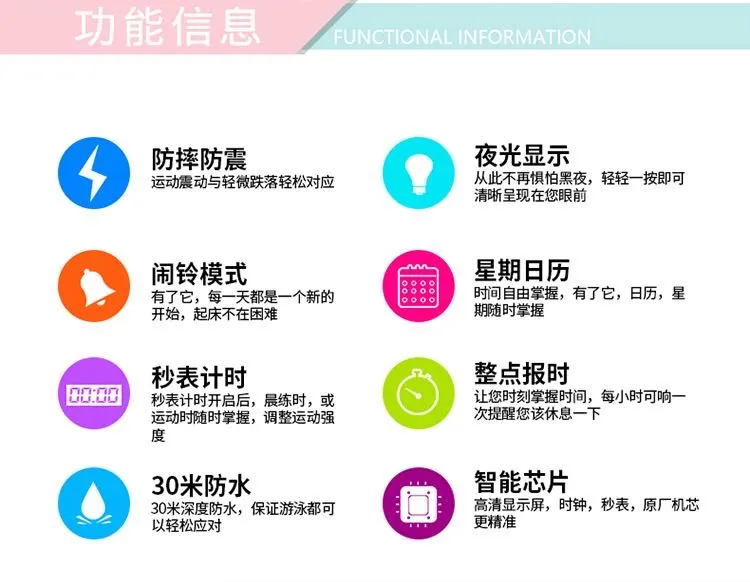 Mingrui Children's watches, primary school students' sports electronic watches, girls' luminous waterproof electronic watches, boys' festival gifts detail image 2