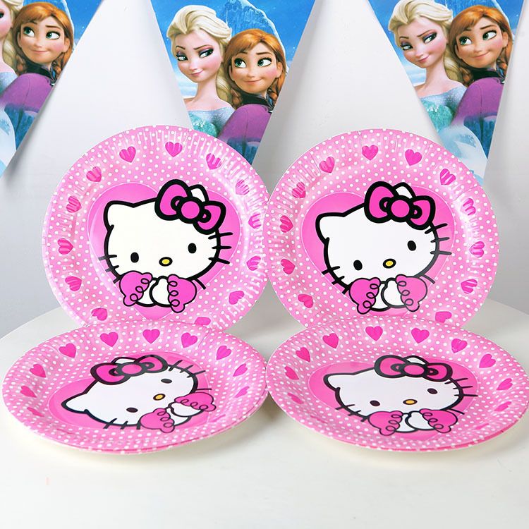 F003佩佩猪儿童生日节日派对道具用品7寸纸盘一次性纸质餐盘详情图8