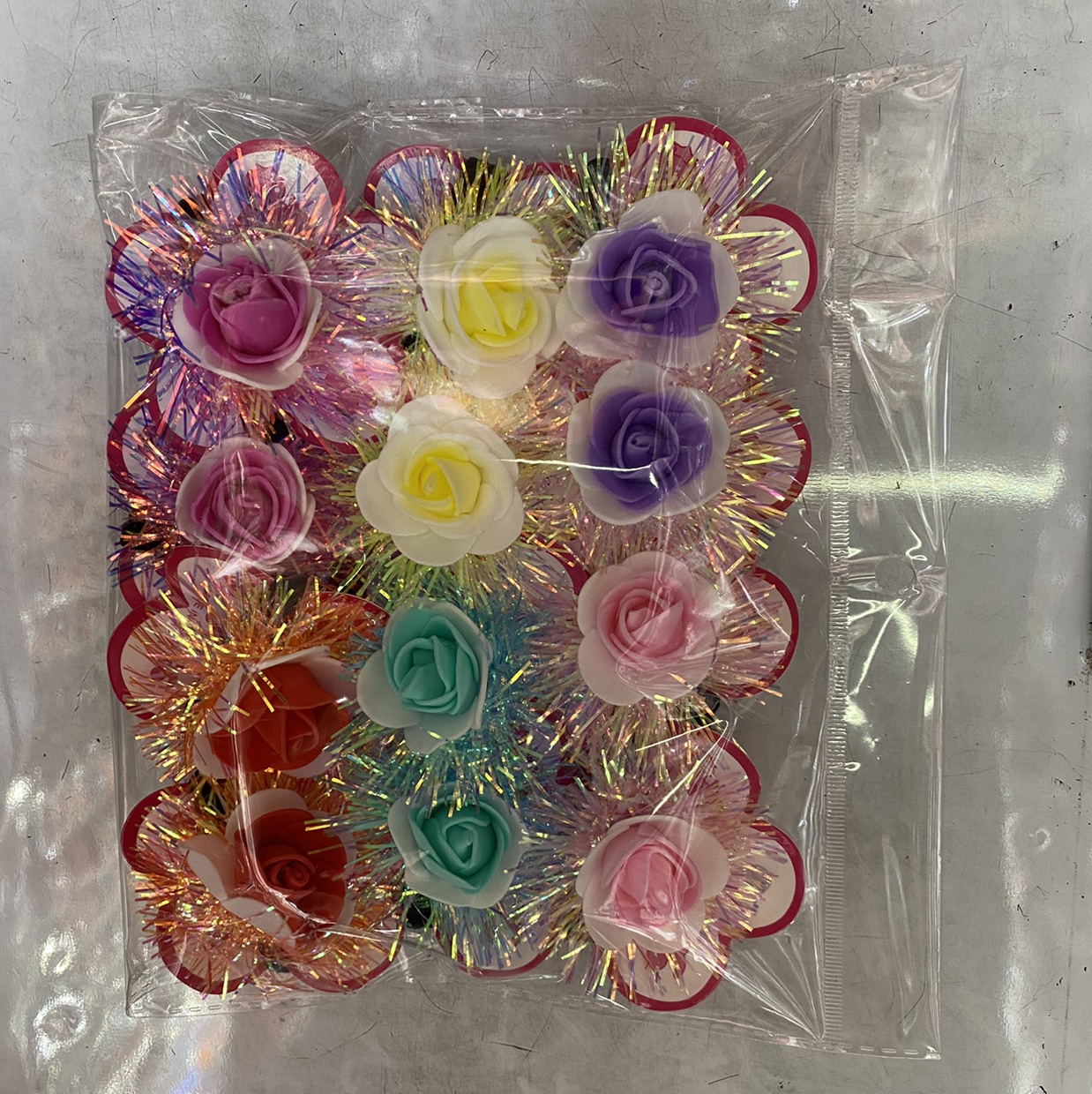 Colorful silk ribbon
