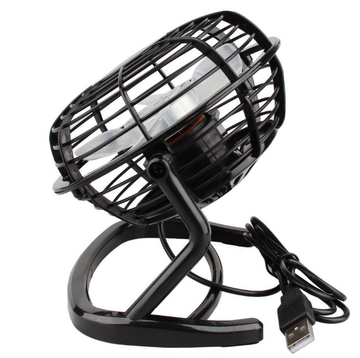 Source factory sells 4-inch plastic desktop small fan mini USB fan at a low price Item Picture