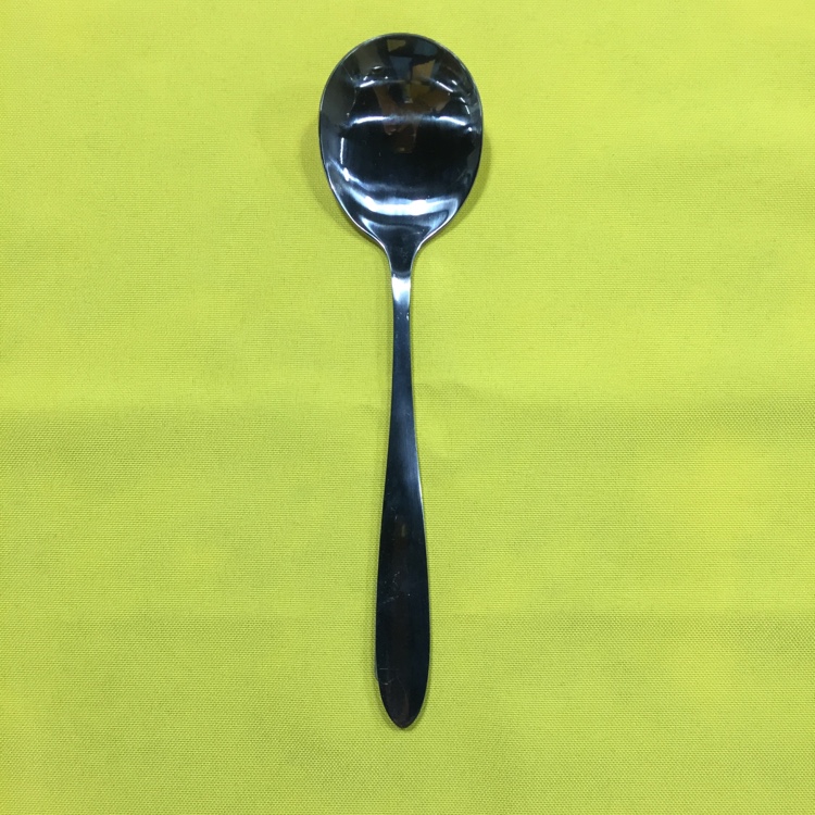 The soup with a smooth handle and round head is even better