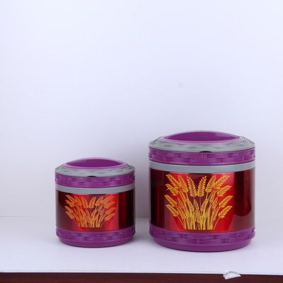 Small two-piece set of multi-functional stainless steel inner liner insulated lunch box, available in various colors and with long-lasting heat preservation time detail image 2