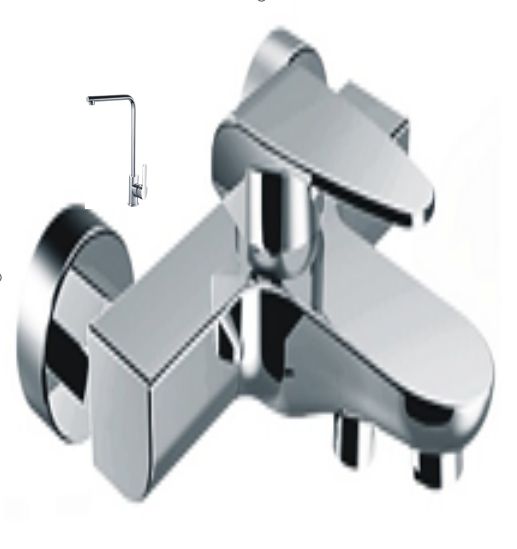 Copper bathtub faucet