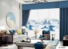 New factory direct sales available for retail and wholesale of card digital best-selling landscape painting curtains details Picture