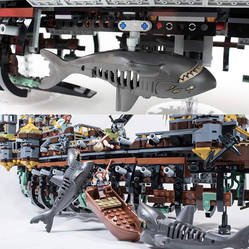 Pirates of the Caribbean ship Mary model building blocks for children and adults assembled toy building blocks Application Scenario