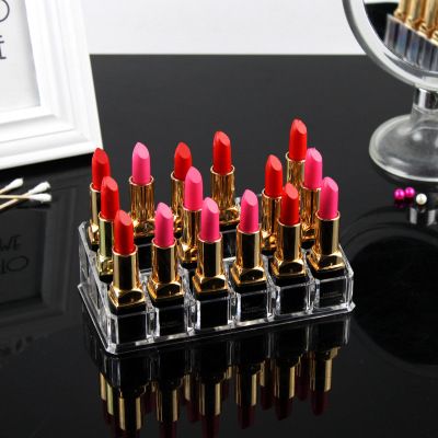 Thickened 18-compartment cosmetics display stand, storage box, mascara storage stand, nail polish stand, lipstick stand, factory direct sales