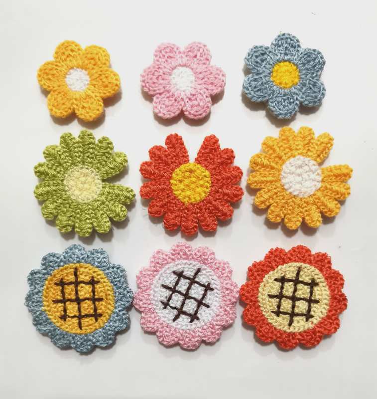 Hair Accessories For Children Cute Shredded Hair Stickers Hair Accessories For Children Fruit Bangs Magic Stickers Daisies Flowers Nine Sets