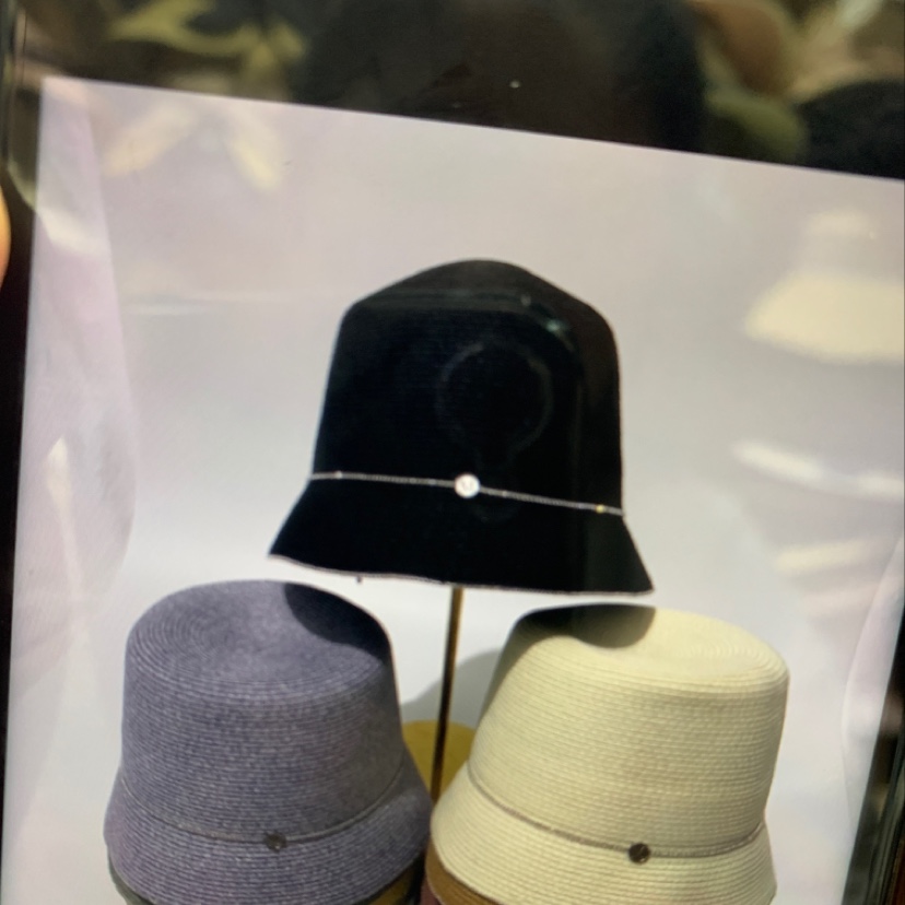 Smooth Plate Bucket Cap Fine Paper Braid Folding Super Soft details Picture