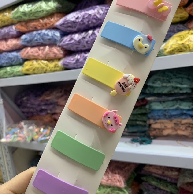 网红爆款橡皮橡皮漆马卡龙色长方形套夹