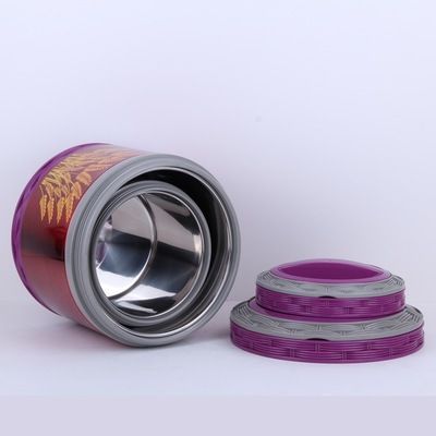 Small two-piece set of multi-functional stainless steel inner liner insulated lunch box, available in various colors and with long-lasting heat preservation time detail image 1