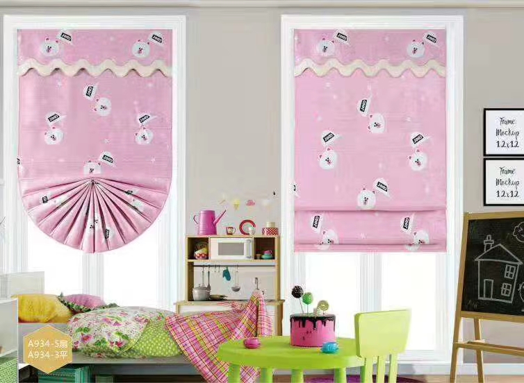 New high-end Roman blinds! The styles are novel and diverse! The colors and styles can be freely combined! Customization based on samples is also available! Curtains for the living room, study, hotel and coffee bar Item Picture