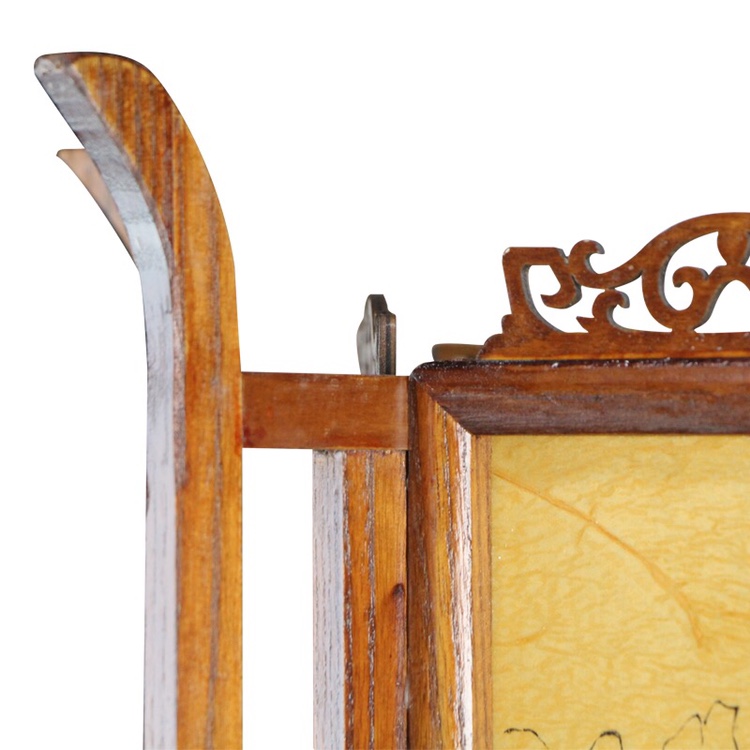 Custom-made Chinese solid wood palace lanterns, tea house antique sheepskin classical balcony chandeliers, outdoor waterproof large red lanterns Specification image