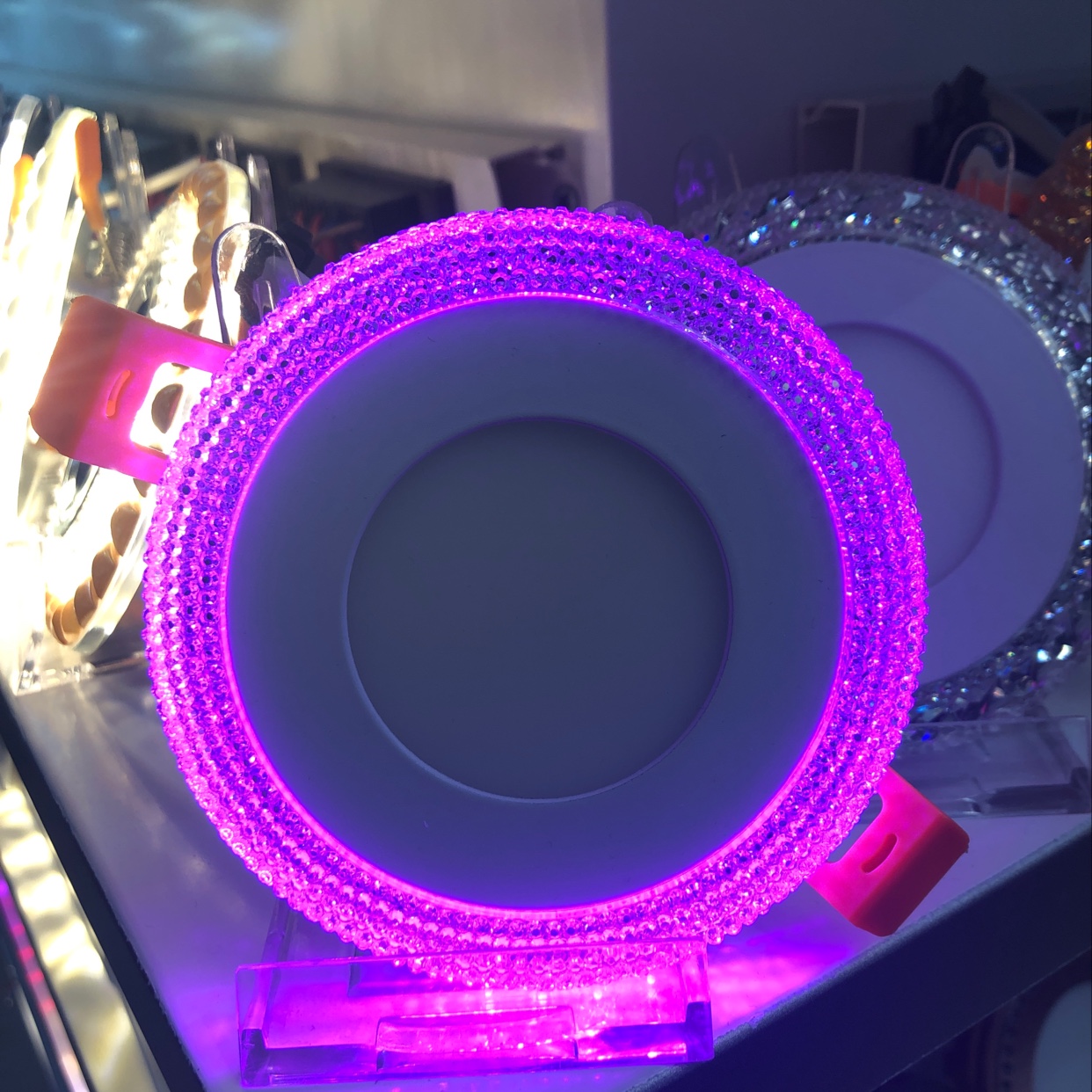 New LED embedded lighting color optional 3+3W LED double color downlight thumbnail