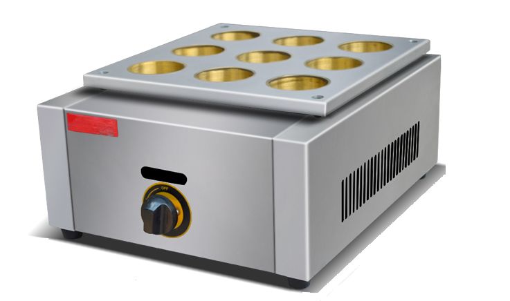 Gas-fired red bean cake machine, hamburger machine, meat and egg burger machine